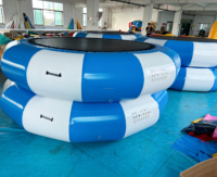 Jeu d'eau d'été 6.5ft/10ft trampoline gonflable pour adultes, videur d'eau pour lac/piscine/bateau/étang