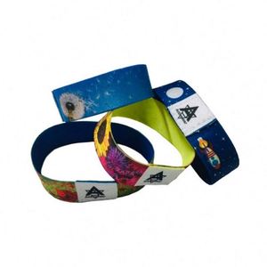 Pulsera Elástica Personalizada con Diseño Impreso por Sublimación, Material de Silicona y Poliéster Ecológico e Impermeable para Promocionales - Product Image 4
