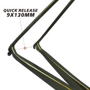 Hill Climbing Rim Road Bike <b>Frame</b> FM609 Custom Chameleon 1003 Paint EPS Technology External Cables - Product Image 4