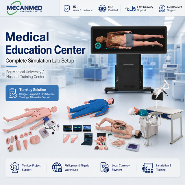 Mecanmed Guangzhou Medical Device Supplier Medical Education Center Simulation Lab Setup for University Training