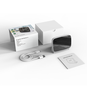 Monitor de <span class=keywords><strong>CO2</strong></span> barato, monitor de calidad del aire, <span class=keywords><strong>medidor</strong></span> de alarma de <span class=keywords><strong>CO2</strong></span> para interiores con temperatura, sensor de <span class=keywords><strong>CO2</strong></span> de humedad para el hogar, bodega, Coche - Product Image 3