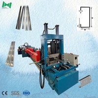 Macchina per Formatura di Profili C e Z Completamente Automatica con Motore e Pompa Controllati da PLC, Facile Manutenzione