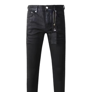 Jeans Casual da <span class=keywords><strong>Uomo</strong></span> Personalizzati all'Ingrosso, Nuovi <span class=keywords><strong>Pantaloni</strong></span> Lunghi con Cerniera per Inverno, Autunno ed Estate, <span class=keywords><strong>Pantaloni</strong></span> Outdoor a Vita Media in Denim con Tasche <span class=keywords><strong>Laterali</strong></span> - Product Image 1