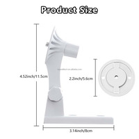 Soporte de pared para cámara con rotación de 180 grados y ángulo ajustable con base para Tp-Link Tapo C210