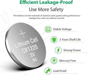 3V Pila CE Cr2032 CR1220 Cr 1220 CR2025 CR2016 CR2450 batteria a bottone al litio per orologio chiave auto - Product Image 5