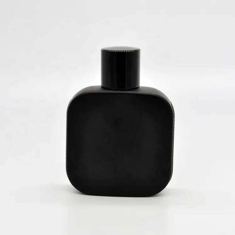 30ml/50ml/100ml empty high quality white&black OEM ODM glass perfume bottle with gift box pump sprayer texture