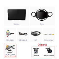 Autoradio Android Auto pour BMW Mini Cooper R56 R60 R51 2006 - 2015 Lecteur multimédia Unité principale Car-play Auto GPS WIFI