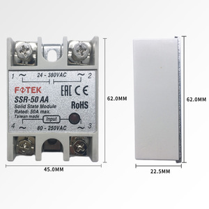 FOTEK SSR-75AA-H một pha trạng thái rắn <span class=keywords><strong>Relay</strong></span> AC kiểm soát với 80 ~ 250VAC đầu vào 90 ~ 480Vac đầu ra <span class=keywords><strong>75A</strong></span> Đánh giá hiện tại không qua - Product Image 5