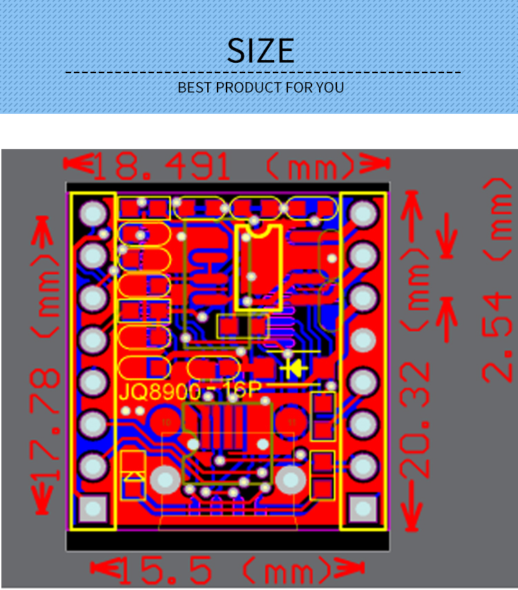Mini MP3 Player Module for Arduino Red PCB - Arduino, Raspberry Pi ...