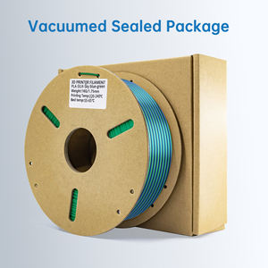 Moldeado Nuevo Top 330m Longitud 1kg Netweight Impresión 3D 1kg 1,75mm Varillas de plástico Alta calidad Azul Verde Color SEDA AZUL VERDE - Product Image 4