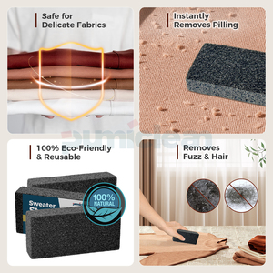 Pierre <span class=keywords><strong>magique</strong></span> de nettoyage en verre recyclé écologique pour tissus, gomme à tissu, pierre pour vêtements - Product Image 3