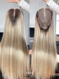 2026 SHY New 8*8 Mini Lace Closure Virgin Hair <b>Full</b> Lace Topper Wig Women Hair Loss Medium Part Single Knot Stock - Product Image 6