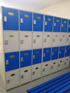 4 cửa/cột 3-5 cột một đơn vị với quần áo Rod và kệ Divider PVC & ABS nhựa Locker cho hồ bơi hoặc Spa - Product Image 2