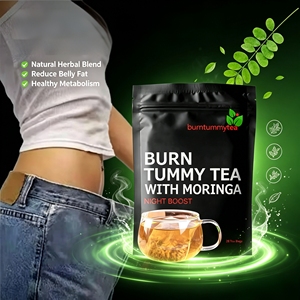 Té OEM quemagrasas con Moringa Night Boost, 28 bolsitas de té, reduce la hinchazón, ayuda a la digestión, suprime el apetito, té herbario desintoxicante nocturno. - Product Image 1