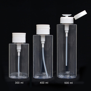 Rỗng Hot Bán 300ml 500 ml mặt Toner Báo Chí đẩy xuống Dispenser NAIL POLISH REMOVER chai bơm Make Up Remover Chai - Product Image 2