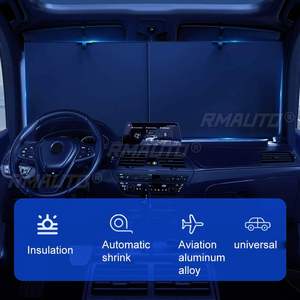 Pare-soleil rétractable pour voiture, grand pare-soleil protecteur, bloque les rayons UV, pare-soleil auto, visières de voiture - Product Image 6