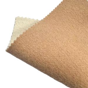 100% vải len hai lớp rắn nhuộm thấp moq mật độ dày dệt chải phù hợp với áo khoác Cashmere len overcoating cô gái - Product Image 2