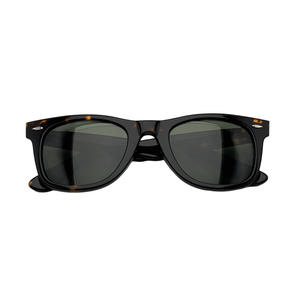 Hochwertige klassische Sonnenbrille mit Vollrahmen aus Acetat und Glaslinsen für Herren, Vintage UV400 Treveler Sonnenschutzbrille 21400 - Product Image 2