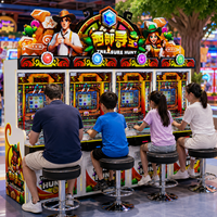 Bornes d'arcade personnalisées OEM/ODM pour parcs d'attractions, conçues comme des machines à poussoir de pièces avec une qualité stable et un système d'alimentation en pièces.
