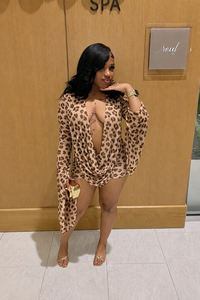 Mini Abito Estivo Sexy a <span class=keywords><strong>Maniche</strong></span> <span class=keywords><strong>Lunghe</strong></span> con Scollo a V Profondo e <span class=keywords><strong>Schiena</strong></span> <span class=keywords><strong>Scoperta</strong></span> in Rete a Pois Elasticizzato, 7 Colori - Product Image 5