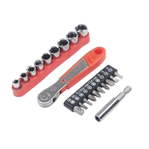 Juego de Llaves de Trinquete Mini de 33 Piezas para Espacios Pequeños, Llave de Trinquete Rápida, Juego de Llaves de Cabeza Corta - Product Image 2