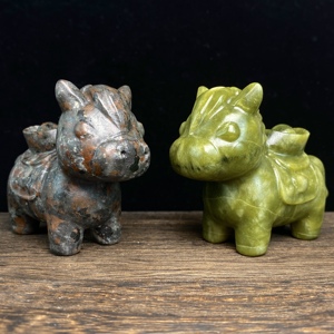 Nouvelle conception, cheval en cristal doré, sculpture à la main, artisanat chinois, nouvel an du cheval, Feng Shui, décoration porte-bonheur, cadeau - Product Image 4