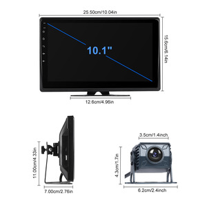 10.1 inch 4 kênh giám sát hệ thống định vị xe Carplay HD 1080p Kết nối Wifi với chức năng video/Android 13/2 + 32 gam - Product Image 5