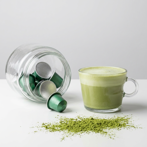Capsules de matcha bio compatibles avec divers systèmes de café, profils de saveurs variés, étiquette privée, emballage personnalisé - Product Image 1
