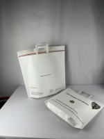 Sacs postaux biodégradables en papier avec logo personnalisé imprimé artisanal T-shirts pour vêtements Emballage en enveloppe kraft brune avec poignée
