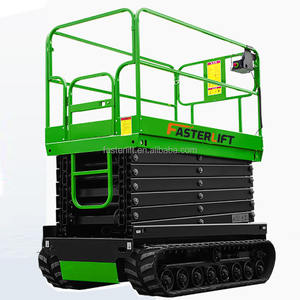 Plataforma Elevadora de Tijera Móvil sobre Orugas, Eléctrica, Todoterreno, de 4m, 6m, 8m, 10m, 12m, 14m, 15m, 16m, 18m, 20m, 22m, 24m, 30m - Product Image 2