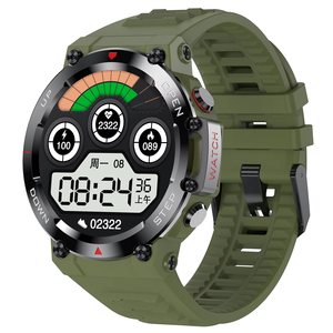 Montre intelligente <span class=keywords><strong>AK45</strong></span> pour hommes, sports de plein air, appels BT, batterie de grande capacité 400 mAh, écran de 1,32 pouce, étanche IP67, tracker de forme physique, montre intelligente - Product Image 1