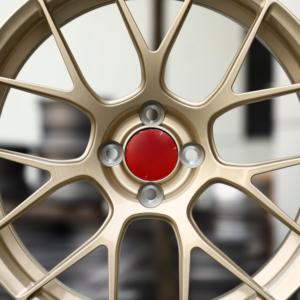 Rines Cóncavos Forjados JDM <span class=keywords><strong>de</strong></span> 17, 18 y 19 Pulgadas, 4x100, 4x108, Color Dorado Brillante, para <span class=keywords><strong>Autos</strong></span> <span class=keywords><strong>de</strong></span> Pasajeros Honda Accord, Fiat 500, FL5, Civic Type R - Product Image 4