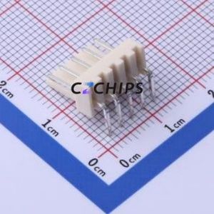 FWF25402-S05B22W5B-A Wire-to-Board Pin Header Bent Lead Through Hole,P=2.54mm Connector 1x5P 2.54mm Right Angle Insert 5P - Product Image 2