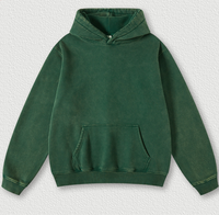 Sweat à capuche en coton polaire pour hommes, 355g, manches longues, couleur délavée, design, logo personnalisé, impression colorée, propre logo, vêtements à capuche en coton