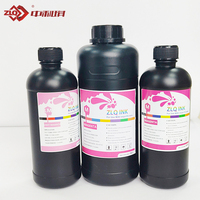 Tinta Cetak UV LED Fleksibel CMYKWV Berkualitas Tinggi Tinta UV Lembut I3200 1000ml