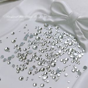 Venta al por Mayor de 1440 Piezas de Diamantes de Imitación Transparentes Blancos con Base Plana, Súper Brillantes, Color <span class=keywords><strong>AB</strong></span> Checo, Varios Tamaños, para Uñas - Product Image 2