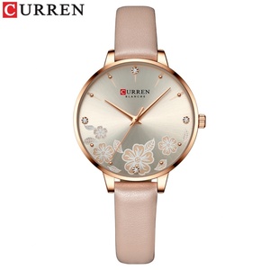 Wholesale curren 9081 3atm Water Resistant Woman Quartz <b>Watches</b> Genuine Leather Strap Ladies Wrist <b>Watch</b> - Product Image 3
