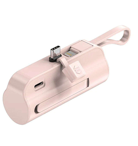 Batería Externa Portátil Mini Slim de 5000mAh con Carga Inalámbrica para Niñas, Mayor Capacidad, Salida de 10W, Certificación CE, Ordene <span class=keywords><strong>Ahora</strong></span> - Product Image 1