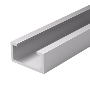 Anodized 6063 nhôm <span class=keywords><strong>C</strong></span> kênh hướng dẫn đường sắt 10x20mm | tuyến tính chuyển động theo dõi cho tự động hóa - Product Image 1