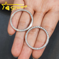 Vente Chaude Lunette de Montre 36mm/41mm/26mm/31mm/34mm Sertie Iced Out Moissanite VVS pour Montres, Grand Stock Prêt à Expédier