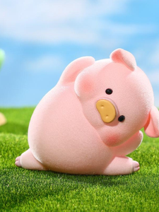 Produits tendance Nouveautés - Figurine de jouet en boîte aveugle rose floquée de la série quotidienne de cochons mignons authentique en stock - Product Image 3