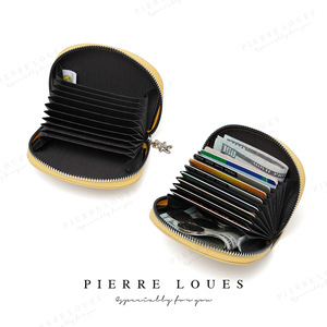 Pierre Loues Accordion <b>Card</b> <b>Holder</b> 9 Slots With Coin Pockets Women's Compact <b>Wallet</b> Macaron Colors Spring 2025 - Product Image 4