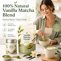 Vitahall OEM OBM Vente en gros Poudre de thé vert Matcha biologique de qualité cérémoniale, Poudre de Matcha à la vanille