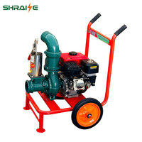Pompe à eau à essence 4 temps pour l'irrigation, couleur et logo personnalisés, CE ISO, fabricant de Shanghai près du port