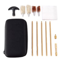 Kit de Limpieza Universal de Fábrica: Varillas de Latón Sólido, Cepillo de Bronce para Limpieza de Cañones, Paño de Algodón, para Accesorios de Caza