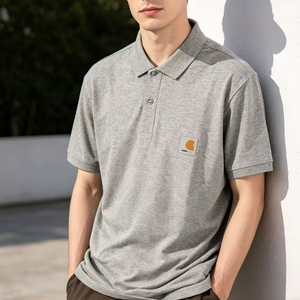 <span class=keywords><strong>Polo</strong></span> de Alta Calidad para Hombre, Manga Corta, Estilo Business, para Golf, Transpirable, de Verano, Tejido en Algodón de Fibra Larga, con Logotipo Hartt - Product Image 2