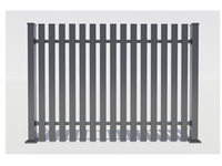 Système de balustrade en verre en alliage d'aluminium couleur cuivre pour escalier et balcon intérieur/extérieur, finition noir mat antirouille