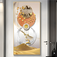 Moderne Simple Elk Art Home Decor Peintures Salon Entrer dans la Porte Couloir Cristal Porcelaine Peinture