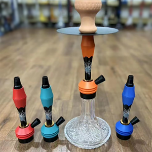 Wholesale Small Glass <strong>Bonges</strong> Hookah Set Luxury Disposable <strong>Smoking</strong> Accessories Portable Bar Glass <strong>Bonges</strong> Hookah for <strong>Smoking</strong> - Product Image 1