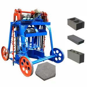 Máquina de fabricación de bloques de hormigón, máquina industrial de bloques de bloque hueco para poner huevos en Sudáfrica